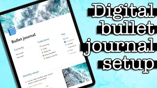 New digital bullet journal setup 💜 Notion bullet journal walkthrough + Template