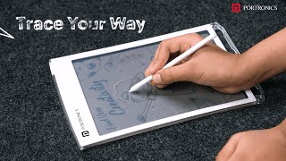 Portronics RUFFPAD ONE | Digital Tracing With The Transparent Display | LCD Writing Pad