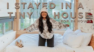 I Stayed In A Tiny House For 24 Hours | GETAWAY HOUSE ATLANTA ESCAPE