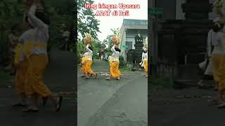 Iring iringan Upacara Adat di Bali #shorts #viral