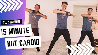 15 MIN HIIT CARDIO Workout | BEGINNER Friendly | Calorie Burning | No Equipment | FH#097