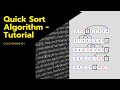 Quick Sort Algorithm - Tutorial