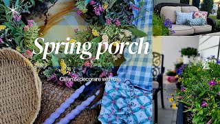 *NEW* Cozy Cottagecore Spring Porch Decorating Ideas🌸| Spring Front porch clean \u0026 decorare 2025