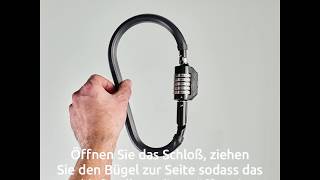 Squire Fahrradschlösser: Zahlencode einstellen