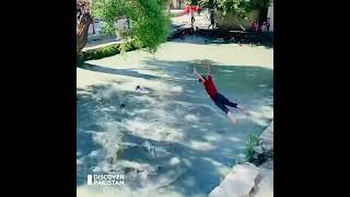 Amazing Video of Kids Diving Into Pool in Hunza | #Shorts #hunzavalley #hunza #discoverpakistantv