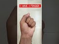 Ihave 4 finger #hand #challenge #finger #funny #duet #smartfurniture #3danimation #comedy