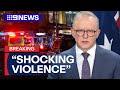 Prime Minister describes Bondi Junction stabbing as ‘horrific act of violence’ | 9 News Australia