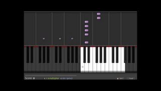 Beautiful Piano Song Synthesia - Cold by Jorge Méndez