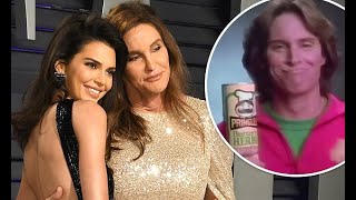 Kendall Jenner shares her dad Caitlyn's 1987 Pringles commercial