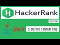 HackerRank Java | Output Formatting | Solution | Basic Coder