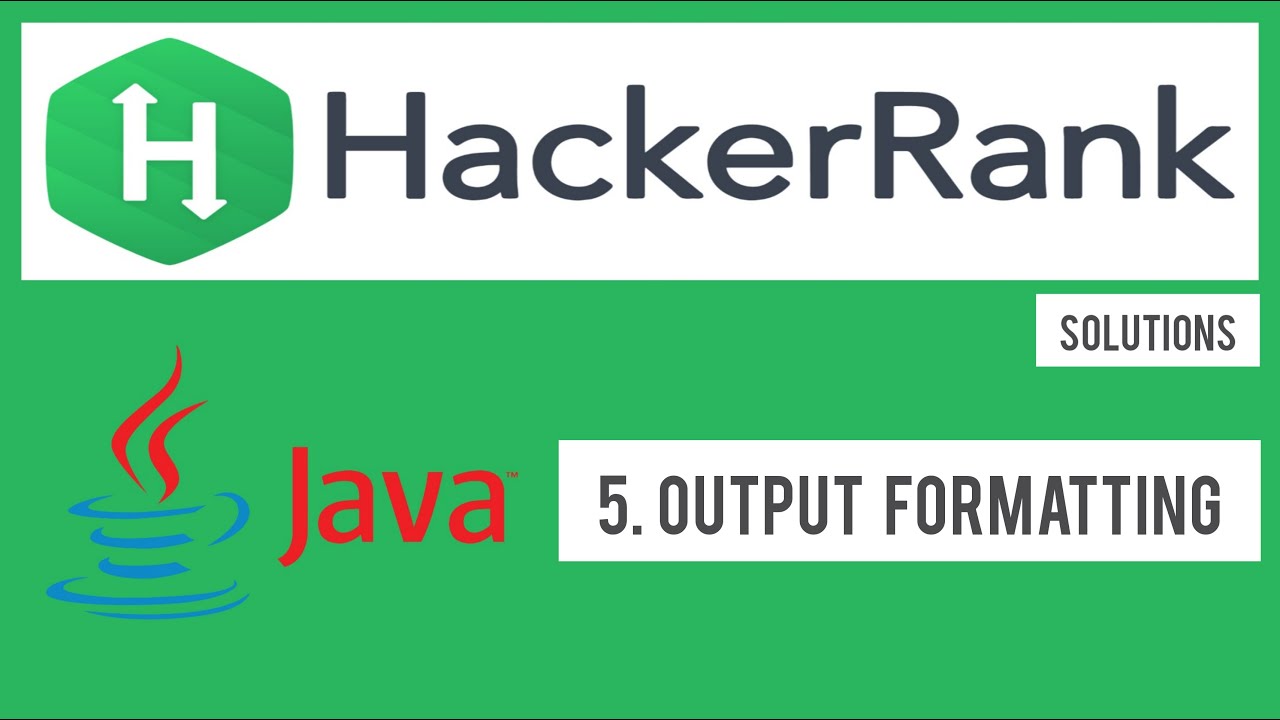 HackerRank Java | Output Formatting | Solution | Basic Coder - YouTube