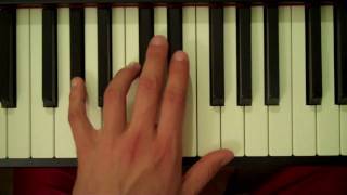 How To Play an Ab Major Seventh Chord on Piano (Left Hand)