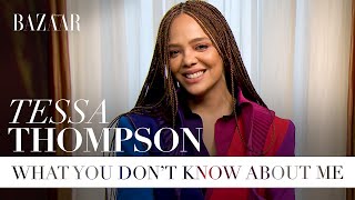 Tessa Thompson shares her top beauty trick & why she doesn't believe in guilty pleasures | Bazaar UK