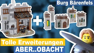 Schöne Erweiterungen zur Burg, ABER.. - BlueBrixx Burg Bärenfels Schmiede und Mauererweiterung