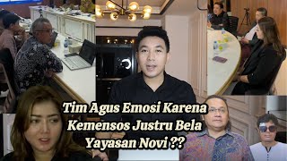 DIUJUNG TANDUK !! KEMENSOS JUSTRU BELA & DUKUNG YAYASAN NOVI UNTUK AMANKAN UANG DONASI ??