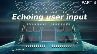 Coding OS shell in x86 assembly for GameOS - echoing user input to screen