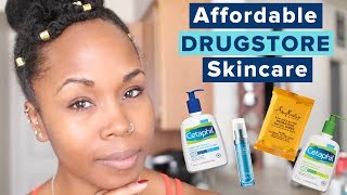 Drugstore Skincare Routine | Affordable Options for Oily, Dry \u0026 Combination Skin | Cleansers \u0026 More