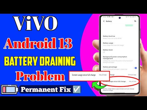 Vivo Android 13 battery drain issue fixed How to fix Vivo and iqoo battery drain issue