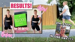 10K STEPS A DAY for 30 DAYS RESULTS! Walking for WEIGHT LOSS! Weight Loss Journey Weigh In | WW