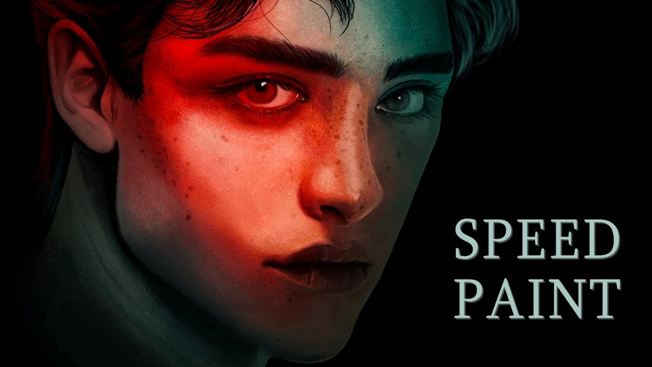 Speedpaint Realistic Portrait 01 Youtube