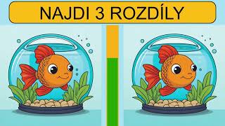 🎯Najdi 3 rozdíly! 👀#7🔍 Dokážeš je najít? Napiš do komentářů, jak rychle jsi je objevil! 🧠👇 #hadejto