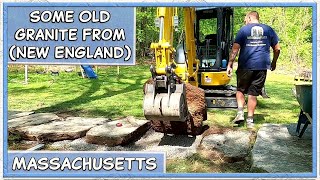 Fixing an Old, Granite Flagstone Walkway in New England