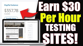#shorts Earn $30 Per Hour Testing Websites (FREE)! | Earn Money Online 2021