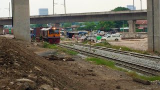 GEA 4536 ลากรถไฟขนสินค้า ที่ย่านกม.11 บางซื่อ Train in Bangkok