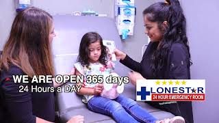 Emergency Room 24 hours 7 days a week in New Braunfels Texas - Lonestar 24 HR ER - Always a Doctor