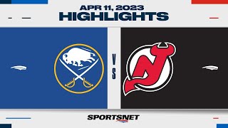 NHL Highlights | Sabres vs. Devils - April 11, 2023