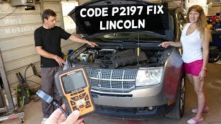 HOW TO FIX CODE P2197 O2 SENSOR SIGNAL BIASED STUCK LEAN BANK 2 SENSOR 1 LINCOLN MKX MKS MKT MKZ