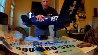 Hobbyzone F4U Corsair S 1121mm RTF with AS3X-Safe+ Build Video Brought to us by Power Hobby