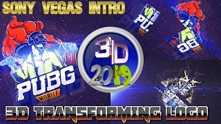 3D Intro Template Sony Vegas - Transforming Logo (no text intros pack - Free Download)