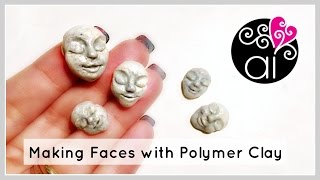 How To Sculpt Sleeping Faces in Polymer Clay | Tutorial