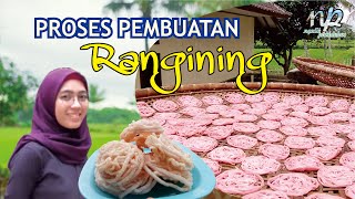 Proses Pembuatan Rangining dari Tepung Beras