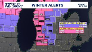 LIVE | Tracking a high-impact Winter Storm across West Michigan