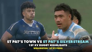 Brutal rugby in wet conditions | St Pat's Town vs Silverstream | Wellington 1st XV Final Highlights