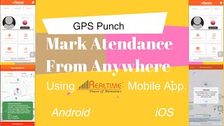 How to Mark your Attendance using Mobile App |GPS Attendance | Realtime Attendance