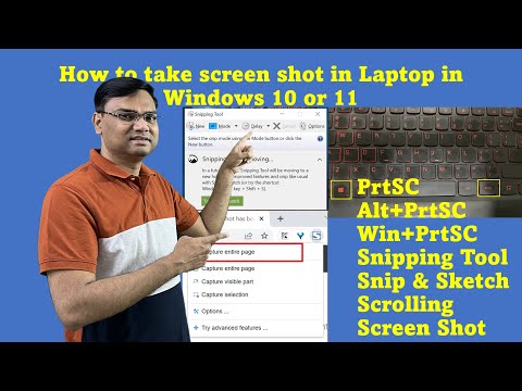 How to take a screenshot on a Windows 10 or 11 laptop How to take a scrolling screenshot in a web page