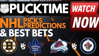 2024 NHL Playoffs Predictions | Maple Leafs vs Bruins | Avalanche vs Jets | PuckTime Apr 30