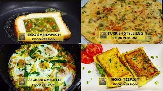 4 Amazing Egg recipes For Breakfast  | Quick \u0026 Easy Breakfast Recipes by Food Version