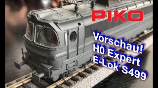 PIKO [V084] Vorschau! H0 Expert E-Lok S499 CSD #51380 / #51381 Muster