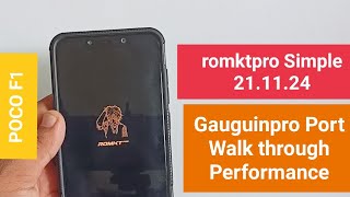 romKTpro Simple 21.11.24 POCO F1 | Gauguinpro-Port | Andorid 11 | POCO F1