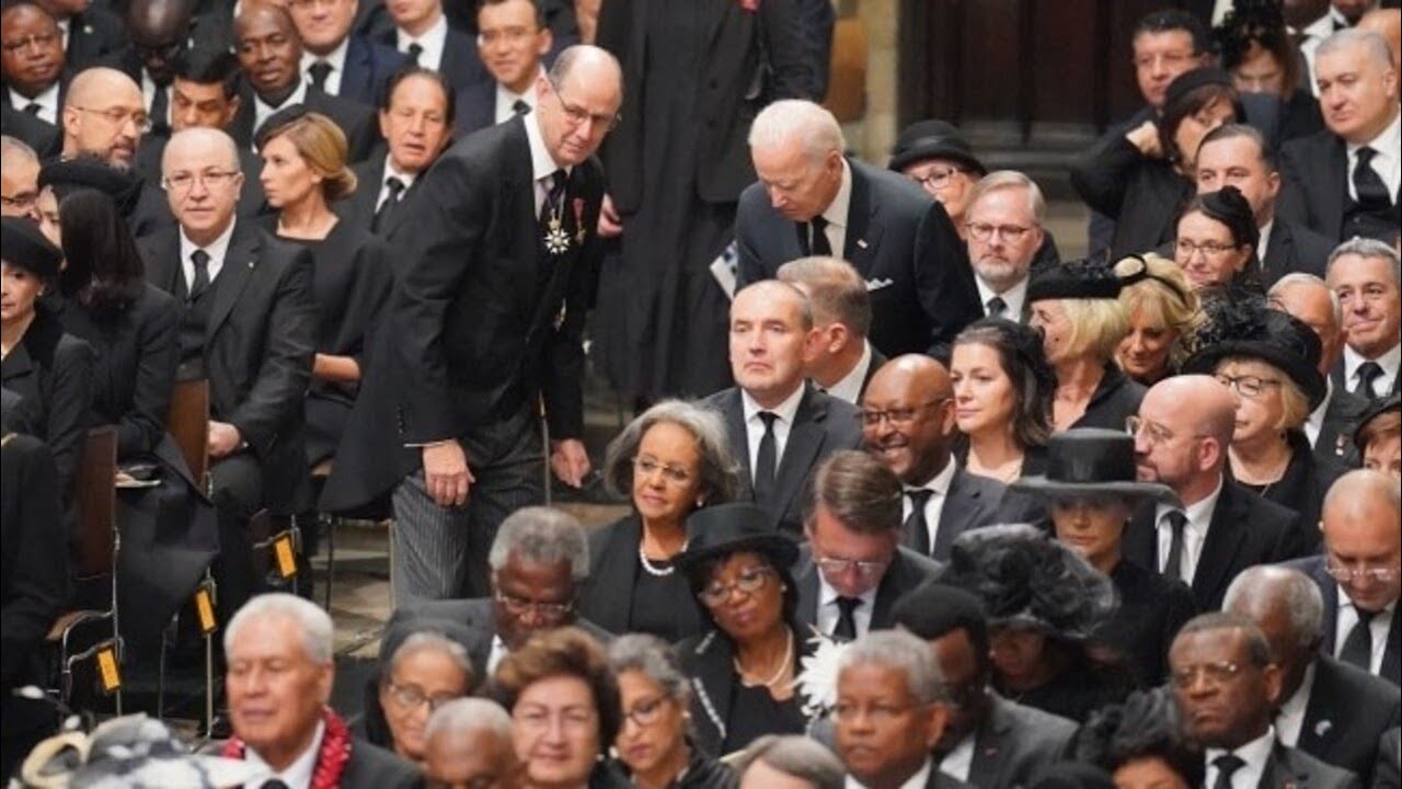 Trump mocks Biden's 14th row seat at Queen’s funeral