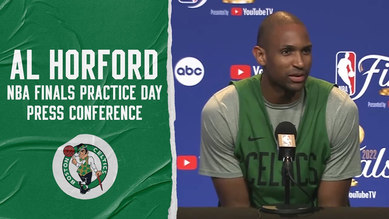 Al Horford Practice Day Media Availability | NBA Finals | Boston ...