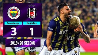 ÖZET: Fenerbahçe 3-1 Beşiktaş | 16. Hafta - 2019/20