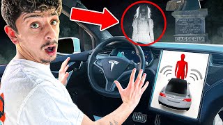 Driving My Tesla Through a Haunted Road