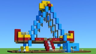 Minecraft Tutorial: How To Make A Swinging Pirate Ship Ride \