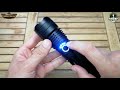 flashlight xhp p50 senzor lanterna 10000w 1200 lumens test review 2020