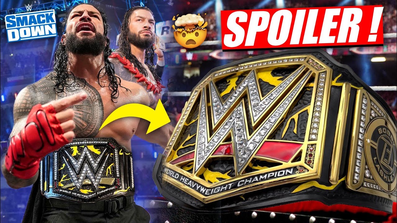 ROMAN Reigns NEW CHAMPIONSHIP Coming On SmackDown 🤩! SPOILER | Roman ...